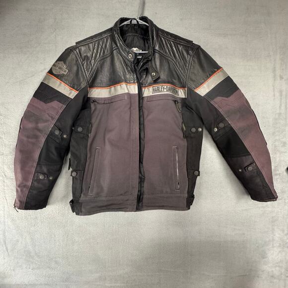 Genuine Harley Davidson Motorcycle Reflective Jacket Illumination 360 XL FLAW - Picture 1 of 15